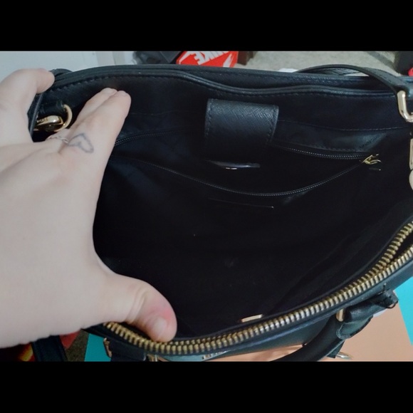 Michael Kors Black Satchel with Gold Hardware - Picture 2 of 4